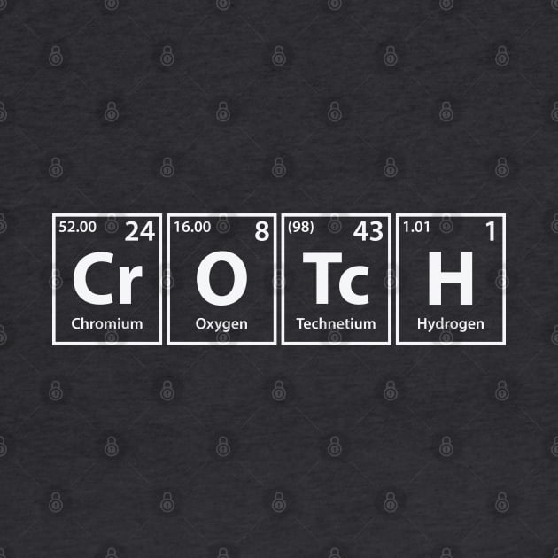 Crotch (Cr-O-Tc-H) Periodic Elements Spelling by cerebrands